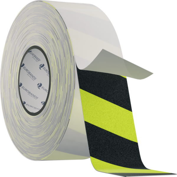 Anti-slip PVC tape reduces slipping risks on surfaces like concrete, wood, marble, and ceramics, ideal for indoor and outdoor use.