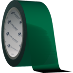 Masking tape with high performance for various shapes in high-temperature applications, leaves no residue after removal, heat resistant up to 240°C, suitable for finishing processes like powder coating, anodizing, e-coating, and photo splicing.