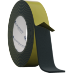 Universal sealing tape providing protection against air drafts and dust, with acoustic insulation, flexible and elastic, excellent aging resistance, good shape recovery to compensate for uneven surfaces.